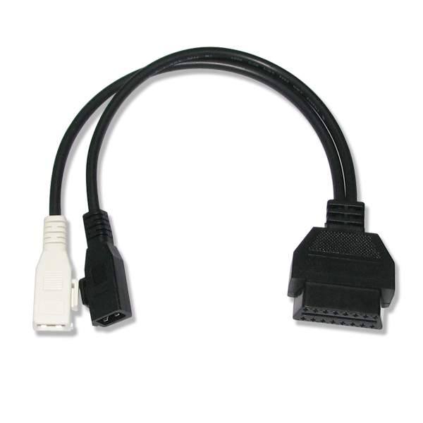 OBD-Ii 16P F to Audio 2P Cable